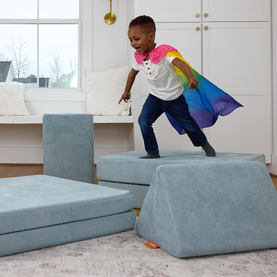 Silk Cape in Rainbow