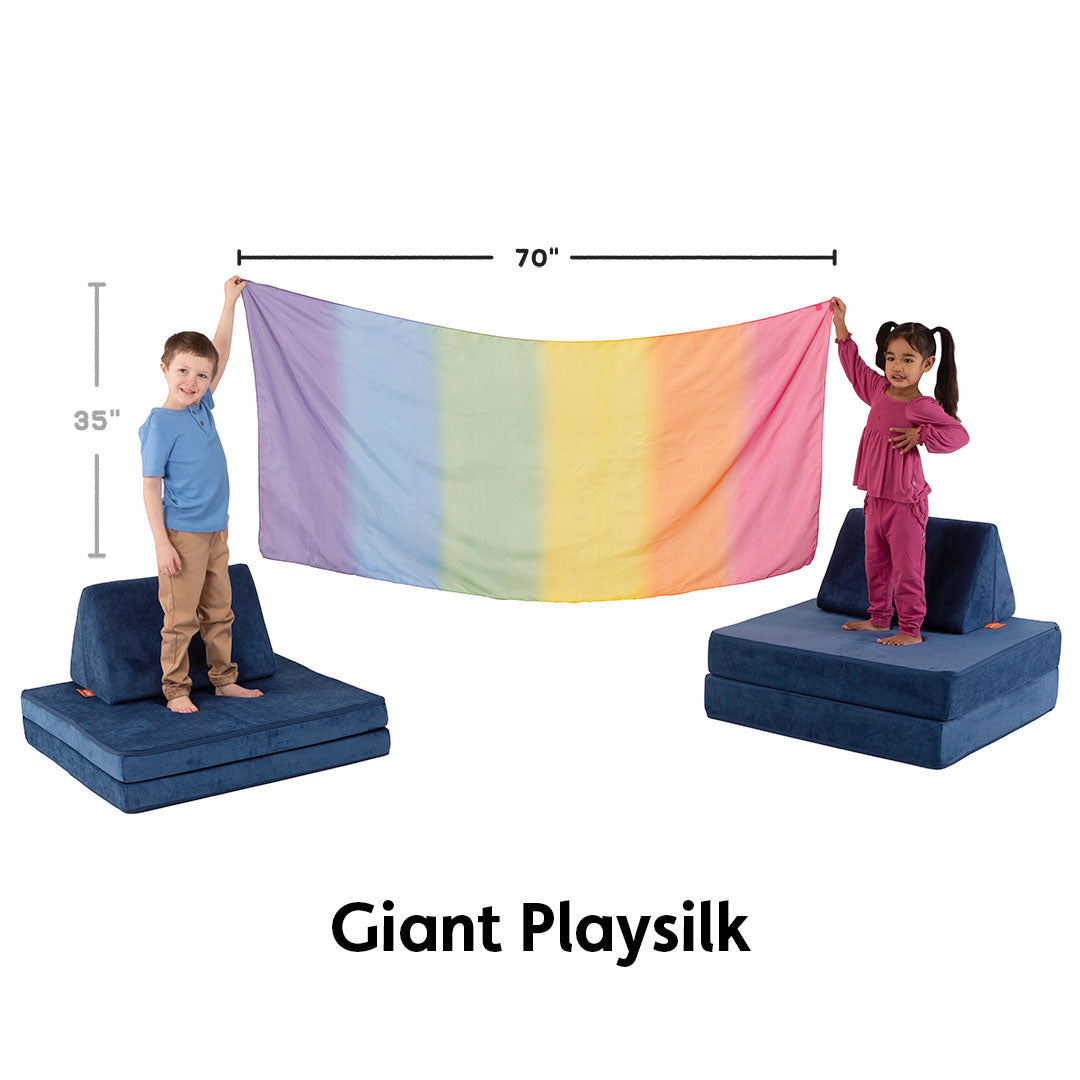 Giant Playsilk in Rainbow