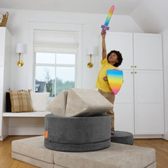 Playsilk Sword & Shield Set in Rainbow